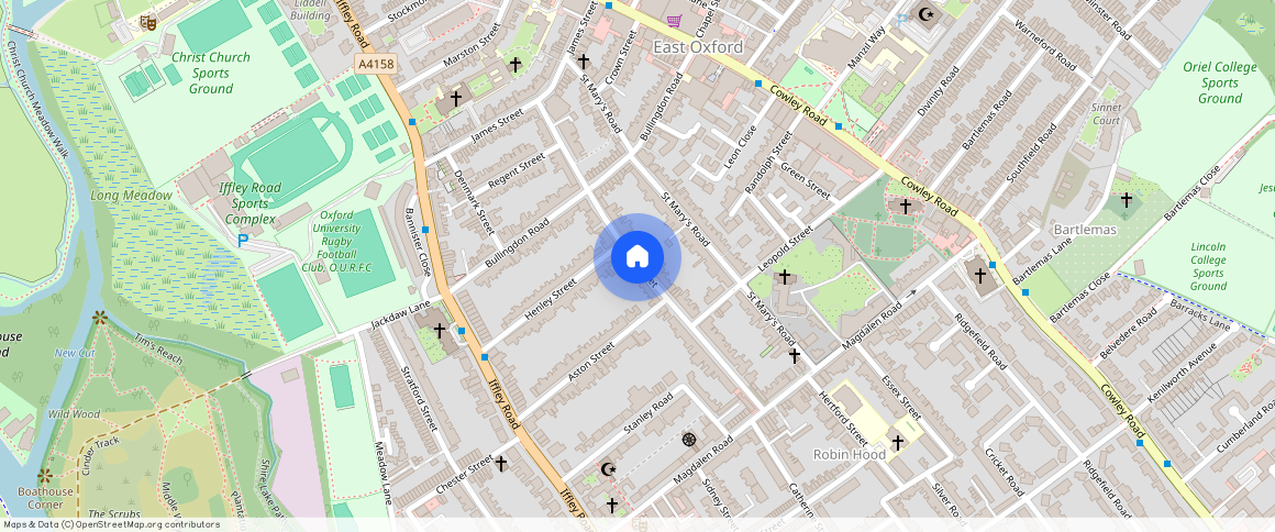 xx, Hurst Street, Oxford, Oxfordshire, OX4 1HG