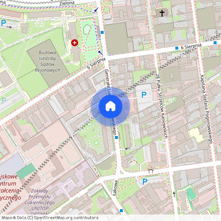 ul. 28 Pułku Strzelców Kaniowskich, Stare Polesie, Polesie, Łódź, łódzkie