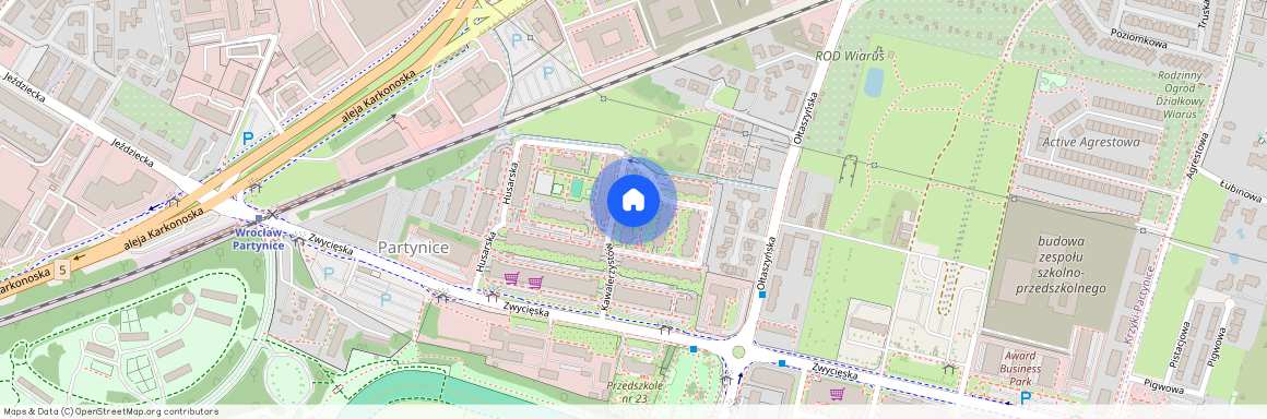 kawalerzystów 29, Partynice, Krzyki, Wrocław, dolnośląskie