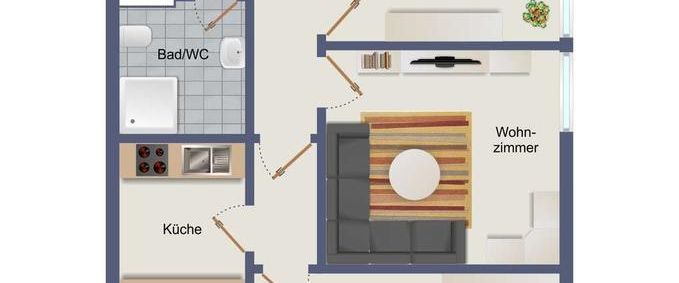 ImmoBillia: Helle 2-Zimmer-Wohnung in gepflegtem Mehrfamilienhaus!" - Foto 1