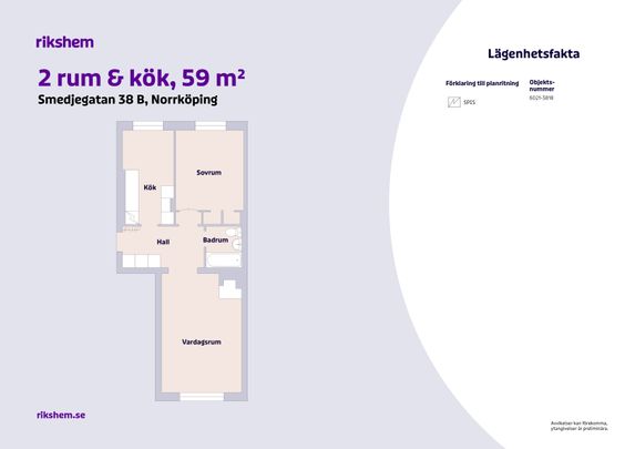 Smedjegatan 38 B, Norrköping - Photo 1