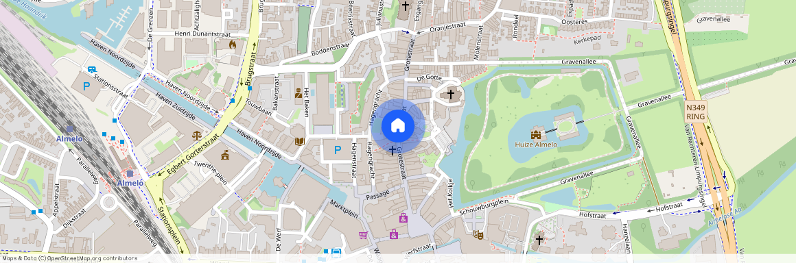 Binnenstad Noord, 7607 CC, Grotestraat, Almelo