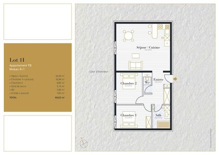 Location Appartement 3 pièces 69m² FONTENAY LE COMTE 85200 - Photo 2