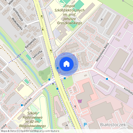 ul. Al. 1000-lecia Państwa Polskiego, Białostoczek, Białystok, podlaskie