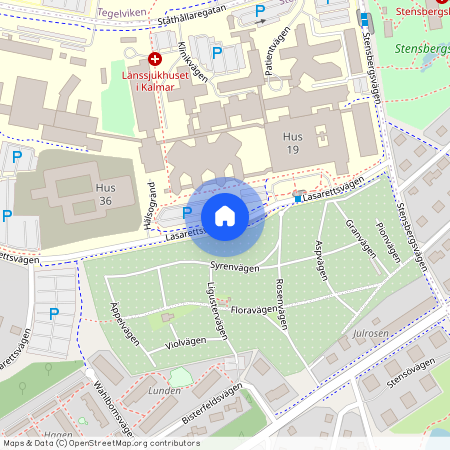 Lasarettsvägen, Kalmar