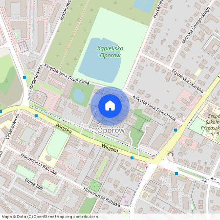 ul. Wiejska, Oporów, Fabryczna, Wrocław, dolnośląskie