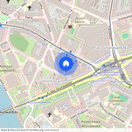 pl. Grunwaldzki, Plac Grunwaldzki, Śródmieście, Wrocław, dolnośląskie