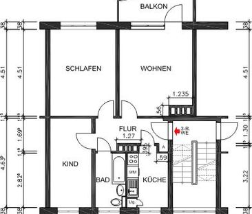 Schick ausgestattete 3-Zimmer-Wohnung in Altchemnitz - Photo 1