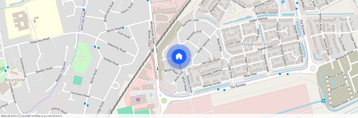 The Sidings, Haywood village