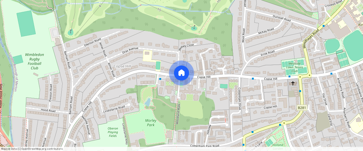 Copse Hill, Wimbledon, SW20