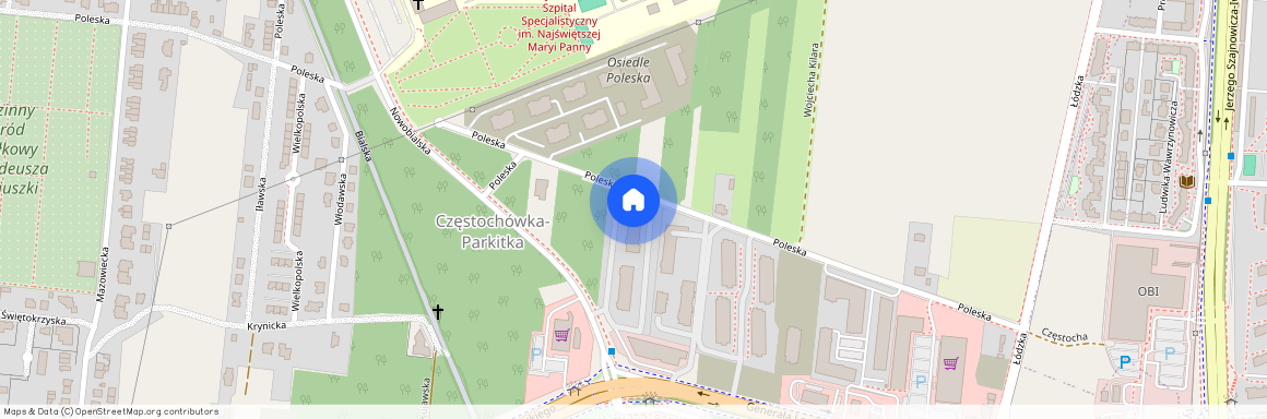 ul. Poleska 37, Parkitka, Częstochówka-Parkitka, Częstochowa, śląskie