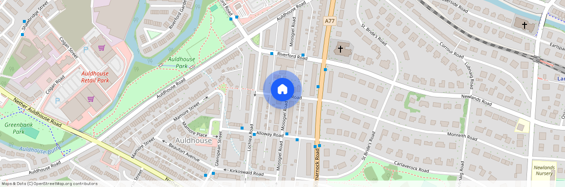 Ellisland Road, Flat E (flat 2-1), Shawlands, Glasgow, G43 2DB