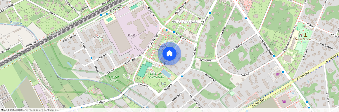 Grodziski, Milanówek, Sportowa