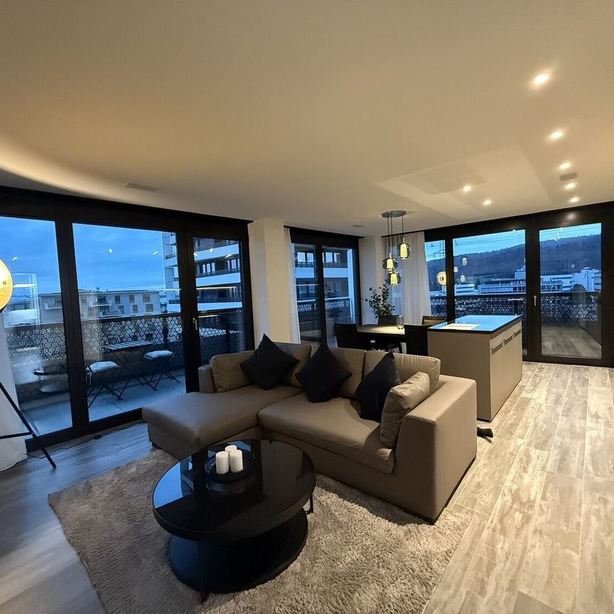 Modern 2.5-room apartment with balcony and panoramic view in Dübendorf - Photo 1
