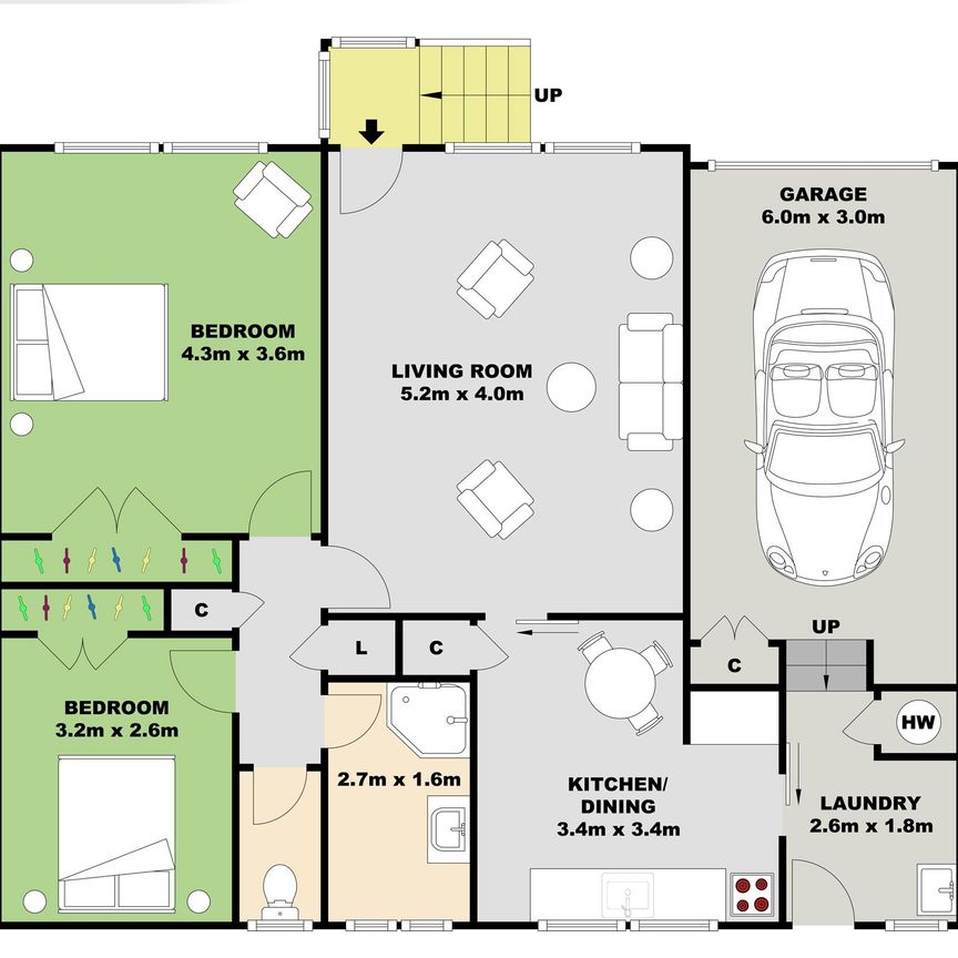 Lovely 2 bedroom unit comes with a garage - Photo 1