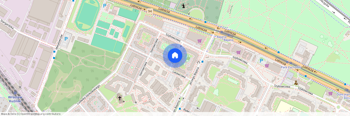 ul. Latawcowa, Gądów, Fabryczna, Wrocław, dolnośląskie