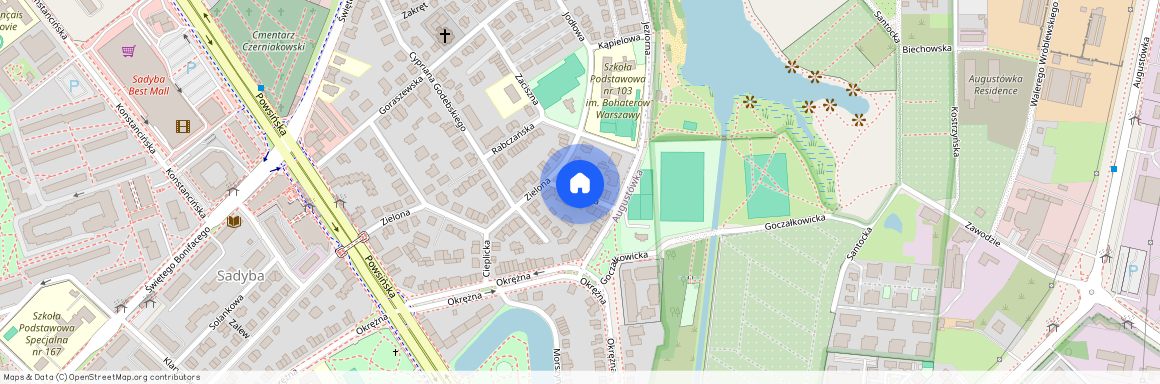 Warszawa, Mokotów, Domowa