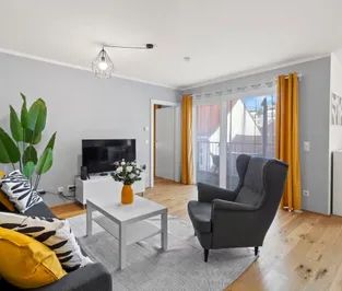 Moderne 2 Zimmer Wohnung, 40 m2 Nutzfläche, unmöbliert - Ruhelage, um € 990,00, ab Mitte November verfügbar - Foto 1