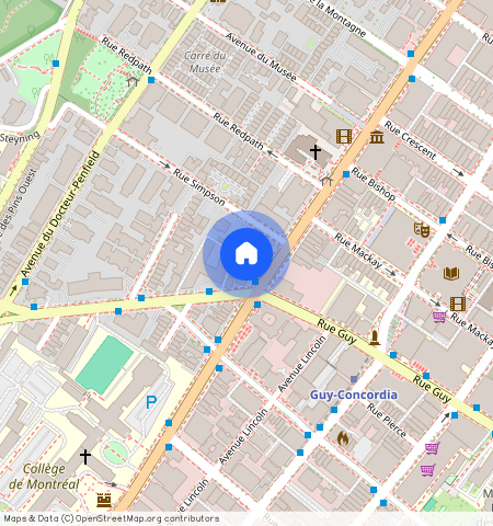 ** Rue Sherbrooke O., app. C, Montréal (Ville-Marie), H3G1L7