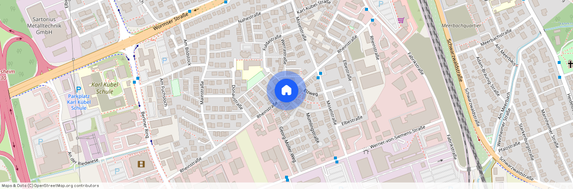 Rheinstr. 25a, 64646 Hessen - Heppenheim (Bergstraße)