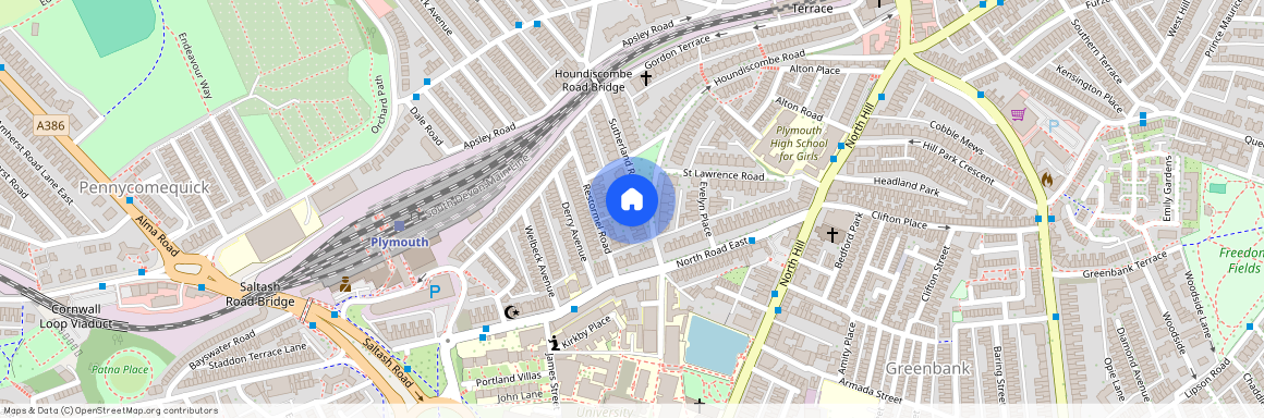 Devon, 1 Sutherland Road F2, PL4 6BW, Plymouth