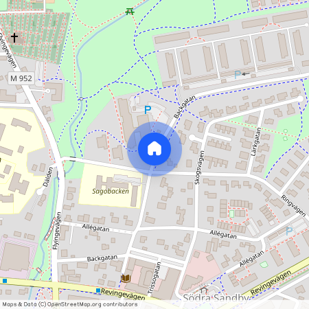 Backgatan, Södra Sandby