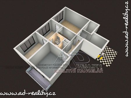 Pronájem bytu 3+1 63 m² - Фото 3