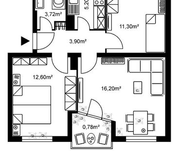 Kleine, gemütliche Wohnung in guter Lage sucht Nachmieter/in ! - Foto 4