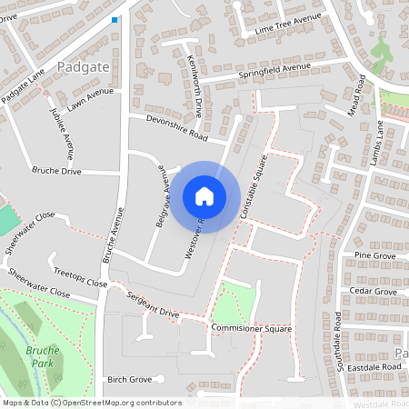 Westover Road, Warrington, WA1