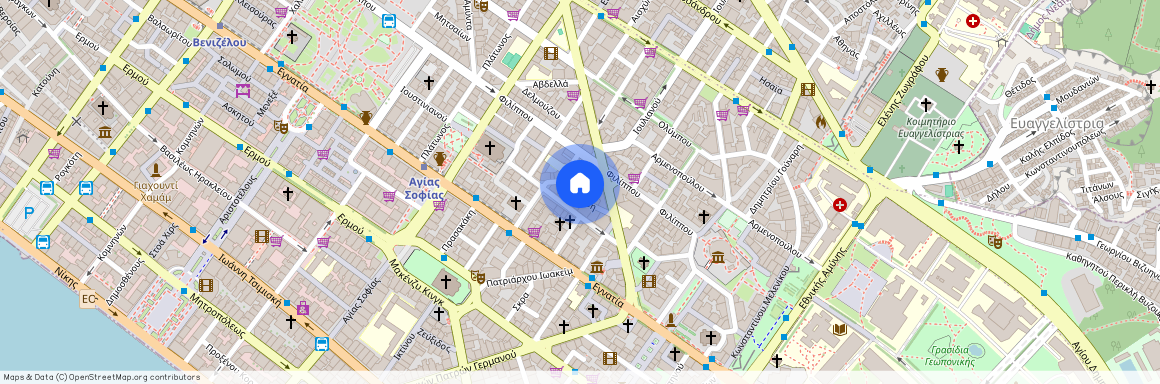 Μόδη, 3, Θεσσαλονίκη Ελλάδα, 54635, Καμάρα - Ροτόντα (Κέντρο Θεσσαλονίκης)