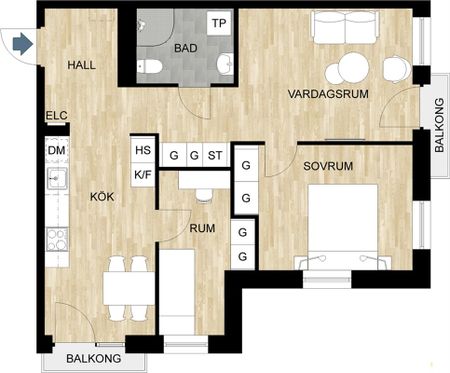 Kurirgatan 24 A - Foto 2