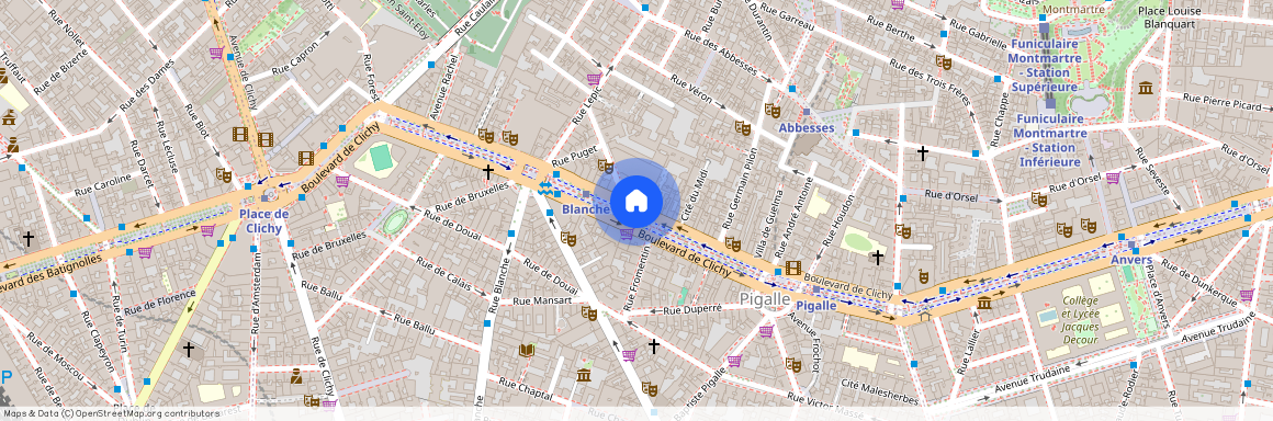 Villa Guelma, entre Rue Andre Antoine et Boulevard de Clichy 75018 Paris (18e arrondissement)