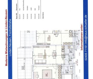 Neubau (2025): Helle 2-Zi-Whg mit Terrasse & EBK in Würselen - Photo 4