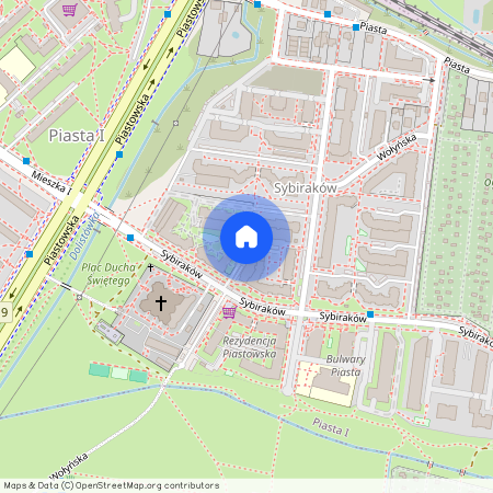 ul. Sybiraków, Piasta I, Białystok, podlaskie