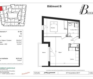 location Appartement T2 DE 48.67m² À GUJAN MESTRAS - Photo 2