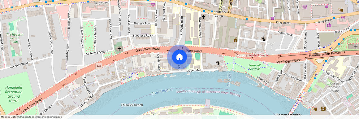 Weltje Road, W6 9TG, London