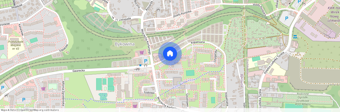 ul. Kopalniana, Bykowina, Ruda Śląska, śląskie