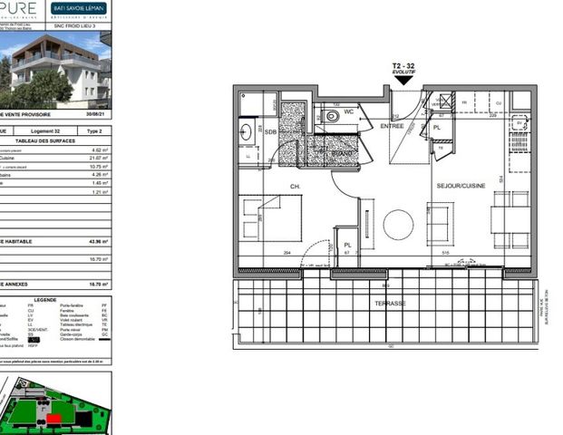 location Appartement T2 DE 43.96m² À THONON LES BAINS - Photo 1