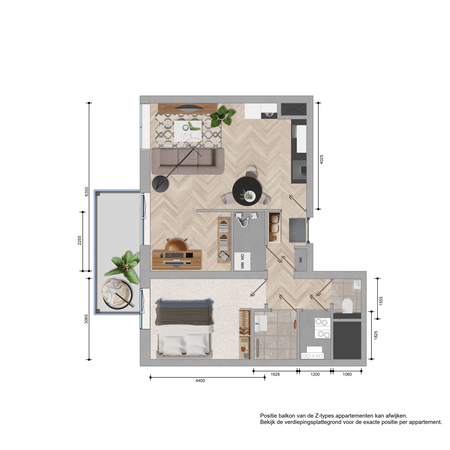 Appartement te huur: Plesostraat 179 1043 BV Amsterdam - Photo 3