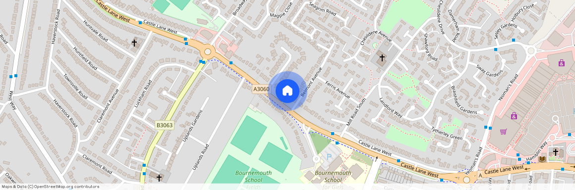 Castle Lane West, Bournemouth