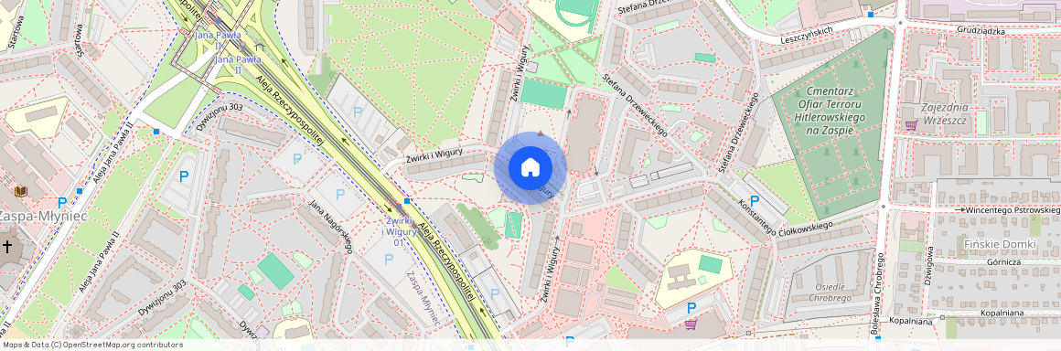 ul. Żwirki i Wigury, Zaspa-Rozstaje, Gdańsk, pomorskie