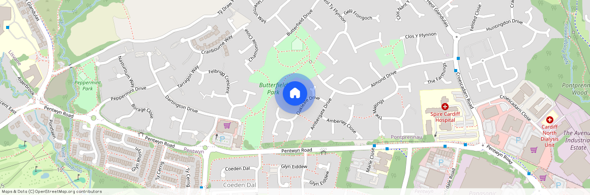 Oakford Close, Cardiff, Pontprennau