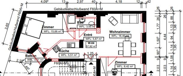 Individuelle 2,5 Zimmer mit Minibalkon. Kleines Schmuckstück in frisch saniertem Altbau bei der Landesversicherungsanstalt - Foto 1