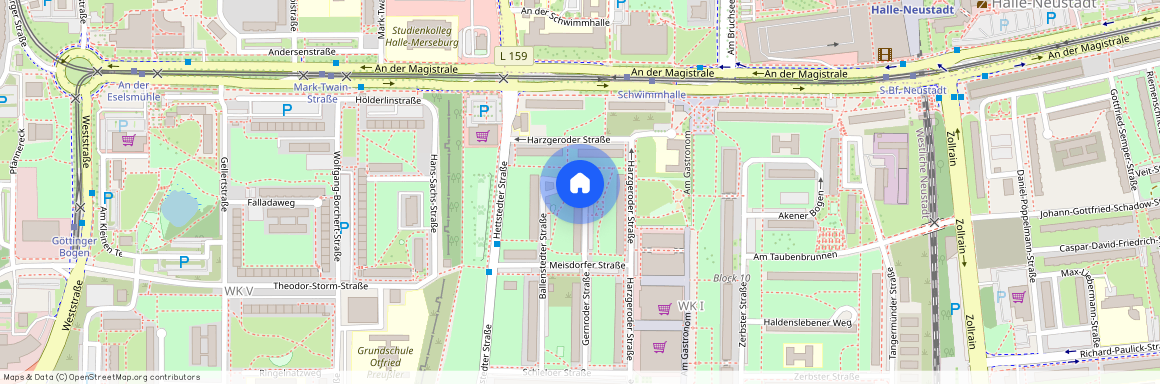 Gernroder Straße 13 ·, 06124, Halle (Saale), 5. Etage ·, Westliche Neustadt