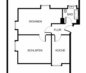 Demnächst frei! 2-Zimmer-Wohnung in Gelsenkirchen Scholven - Foto 1