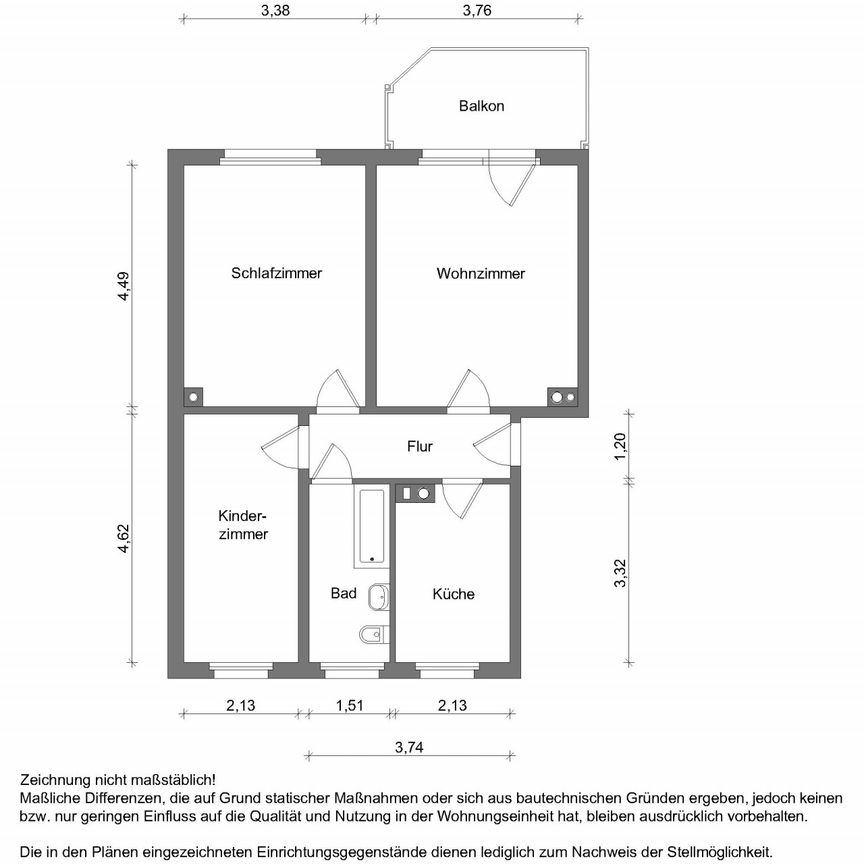 Wohnung Nr. 547/4/41 - Photo 2