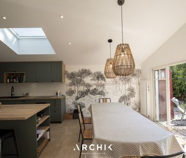 Architecture néo basque, cette maison de 150 m2 typique du Moulleau... - Photo 4