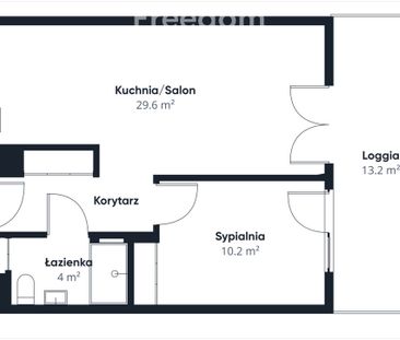Mieszkanie 44 m², Katowice, Zawiszy Czarnego - Photo 1