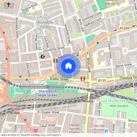 Courtyard Apartments, Avantgarde Place, E1