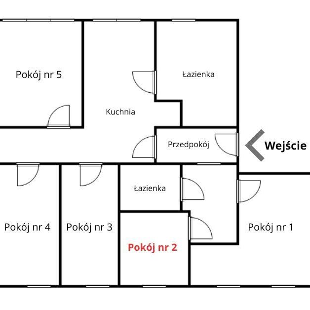 Pokój dla studenta/studentki PUM- Woj.Polskiego 40 - Фото 1